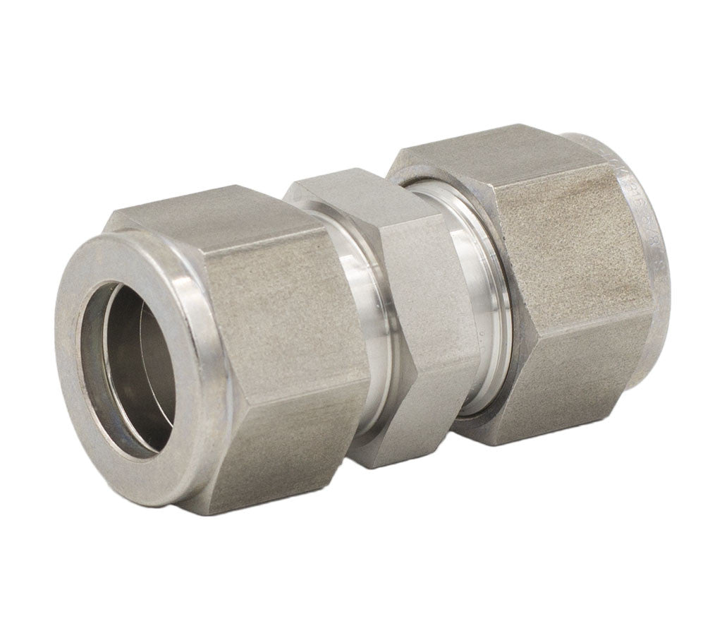 FITOK 3/8 OD Union Elbow Zinc Plated Steel Compression Tube Fitting 6200  psi